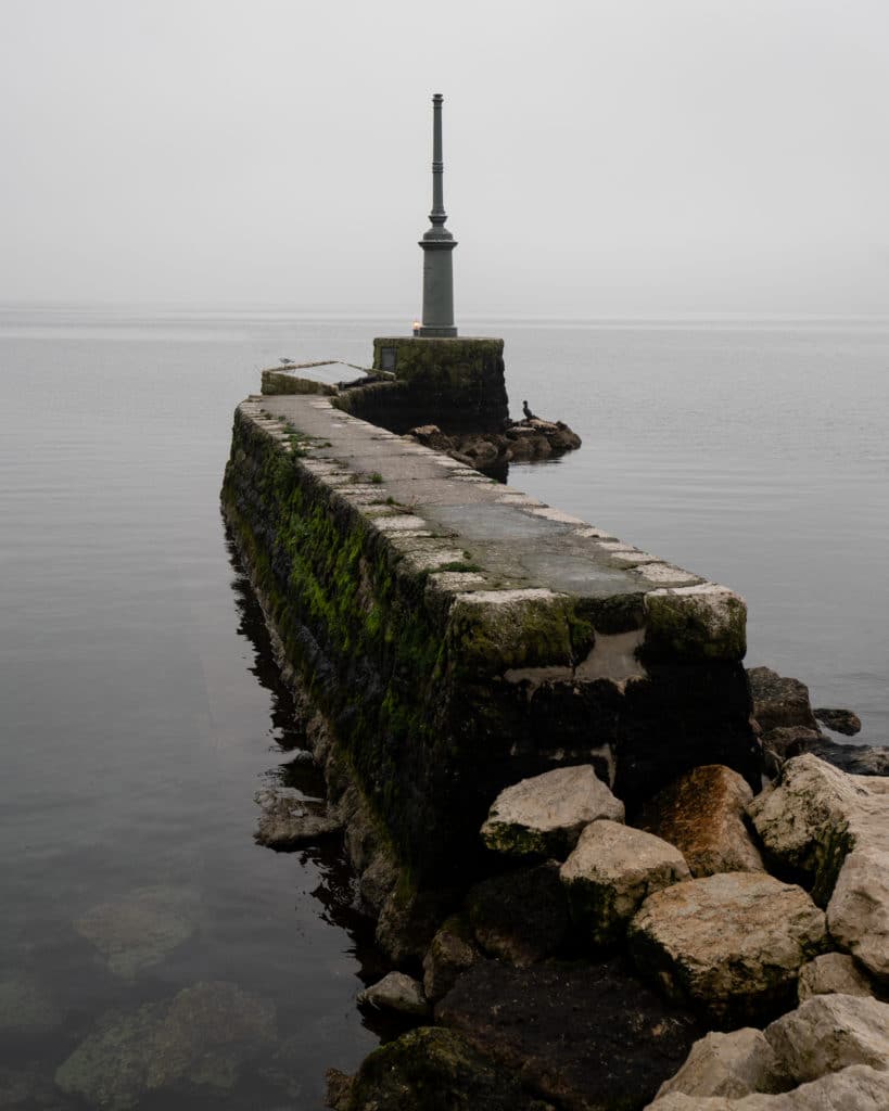 Paysage du Lac de Neuchatel en Suisse