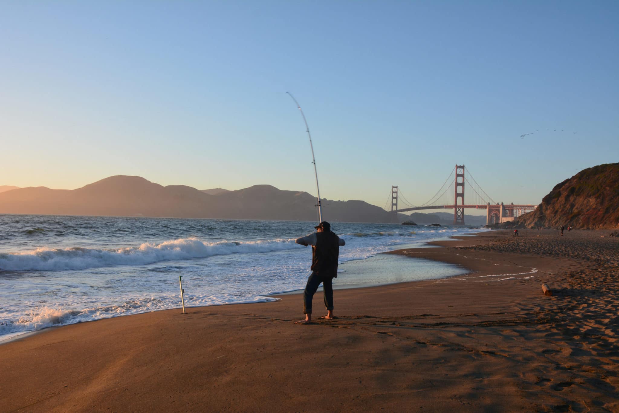 Pêcheur san francisco golden gate bridge