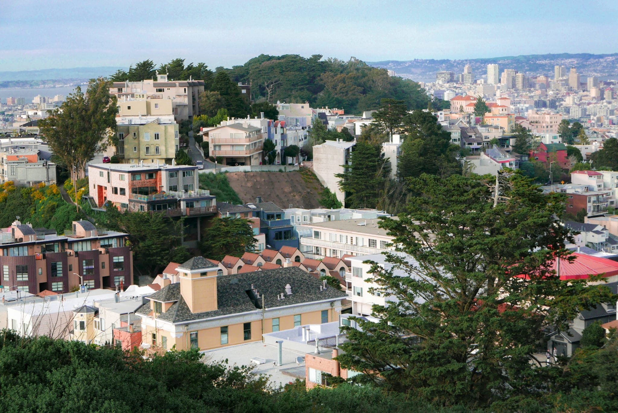 Vue en hauteur de San Francisco