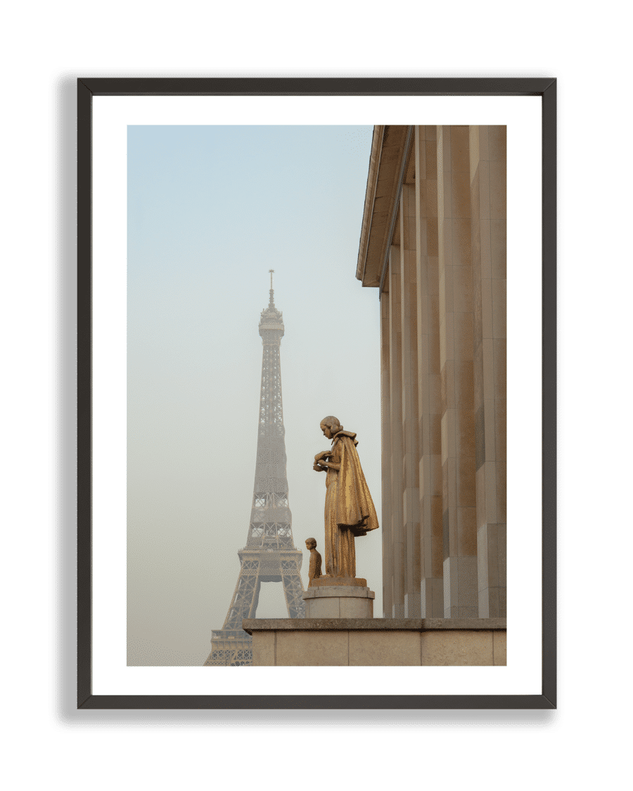Tirage photo en édition limité du Trocadéro Paris tour-Eiffel Eiffel-Tower