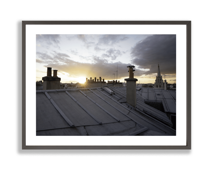 Limited-edition-print of parisian rooftop par Paul Piccolini