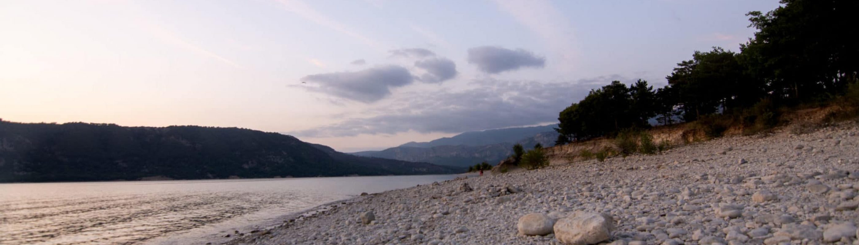 Plage dans les Gorges du Verdon